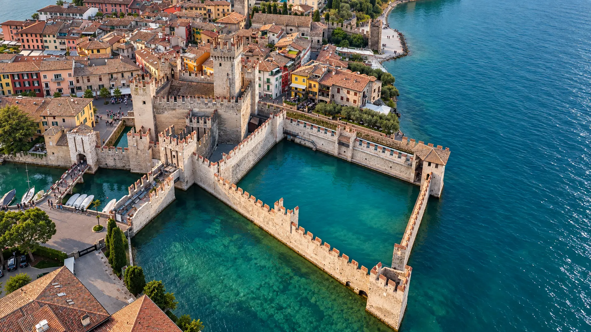 Veduta del centro di Sirmione, area servita dalla web agency per siti web e landing page