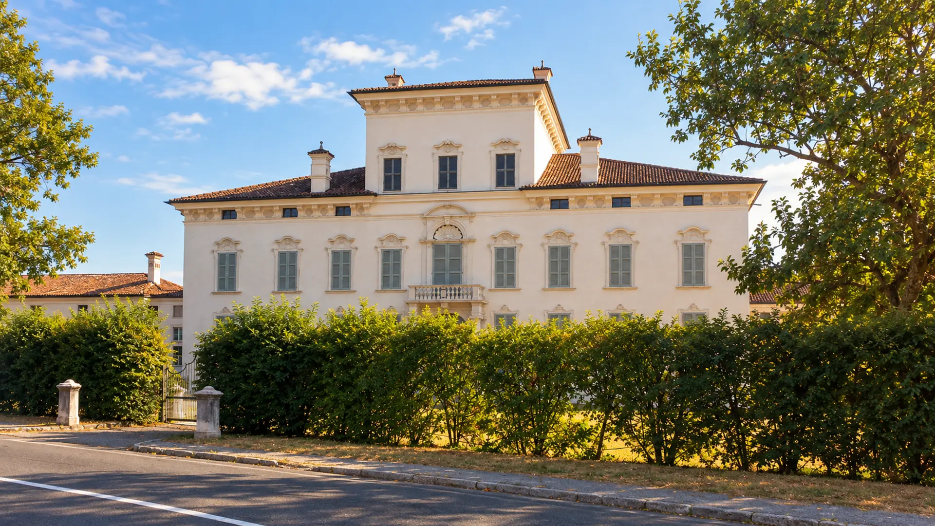 Veduta di una villa storica a Montirone, area servita dalla web agency per siti web e landing page