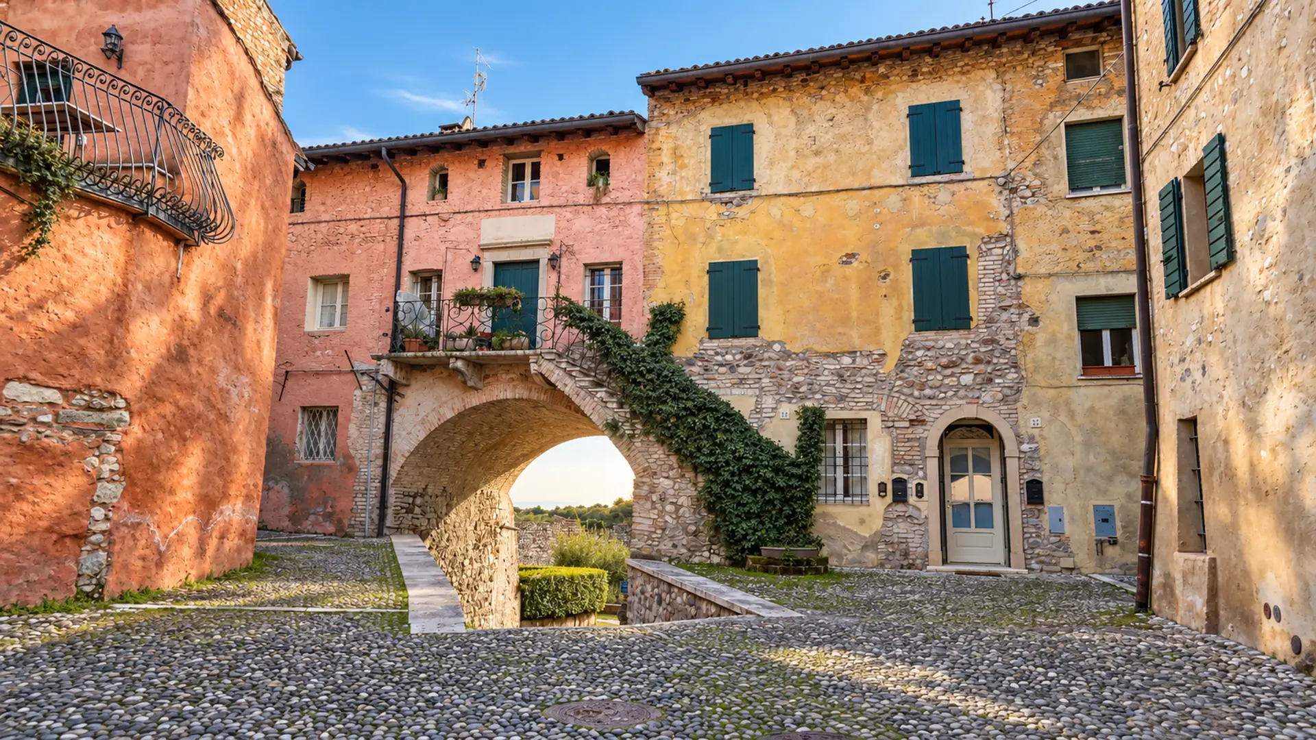Veduta del centro di Pozzolengo, area servita dalla web agency per siti web e landing page